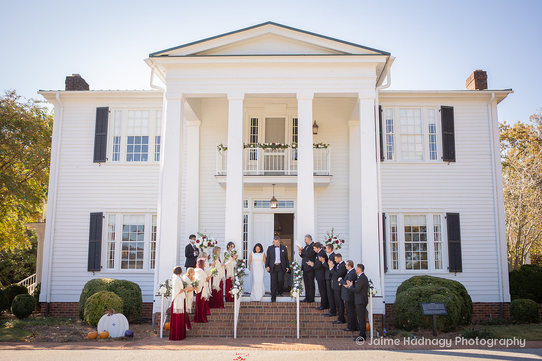 Cherrydale Alumni House Wedding at Furman University