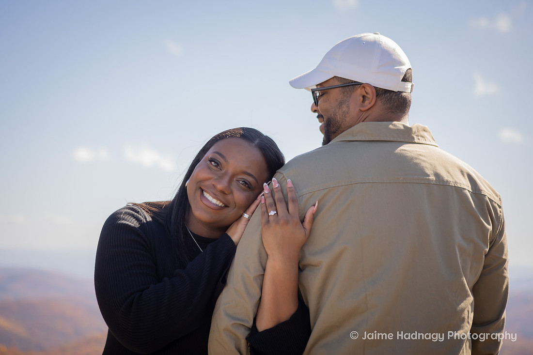 Parkway Engagement | Asheville Proposal Photographer