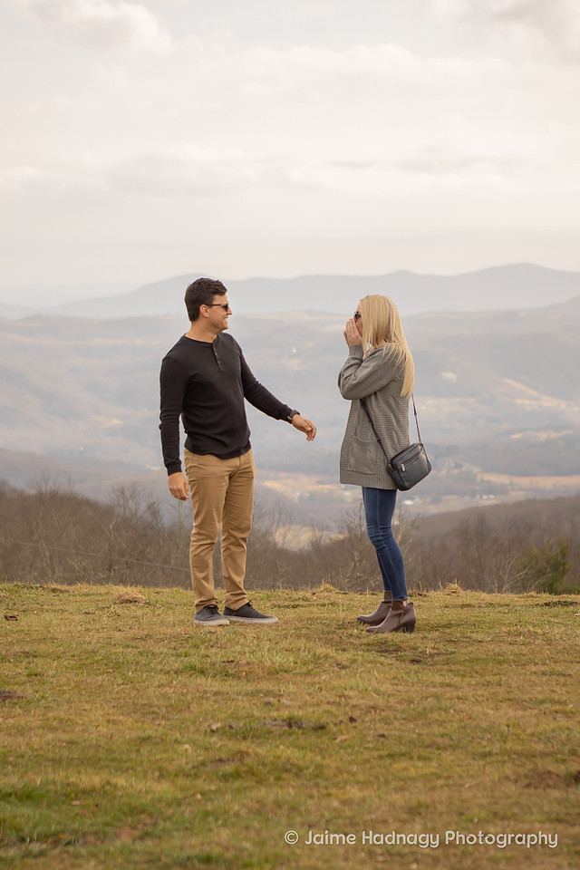 Mountain Surprise Proposal | Asheville Photographer