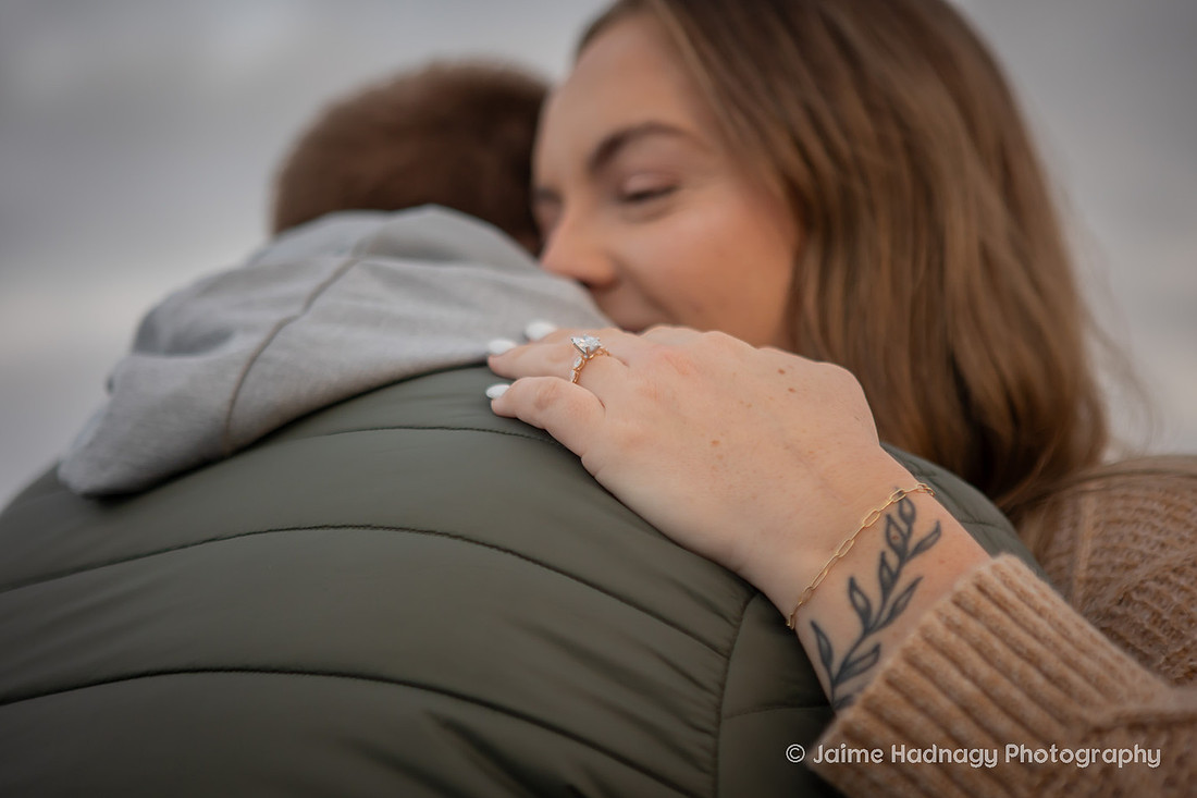 Morning Surprise Proposal at Jump Off Rock | Asheville Engagement Photographer