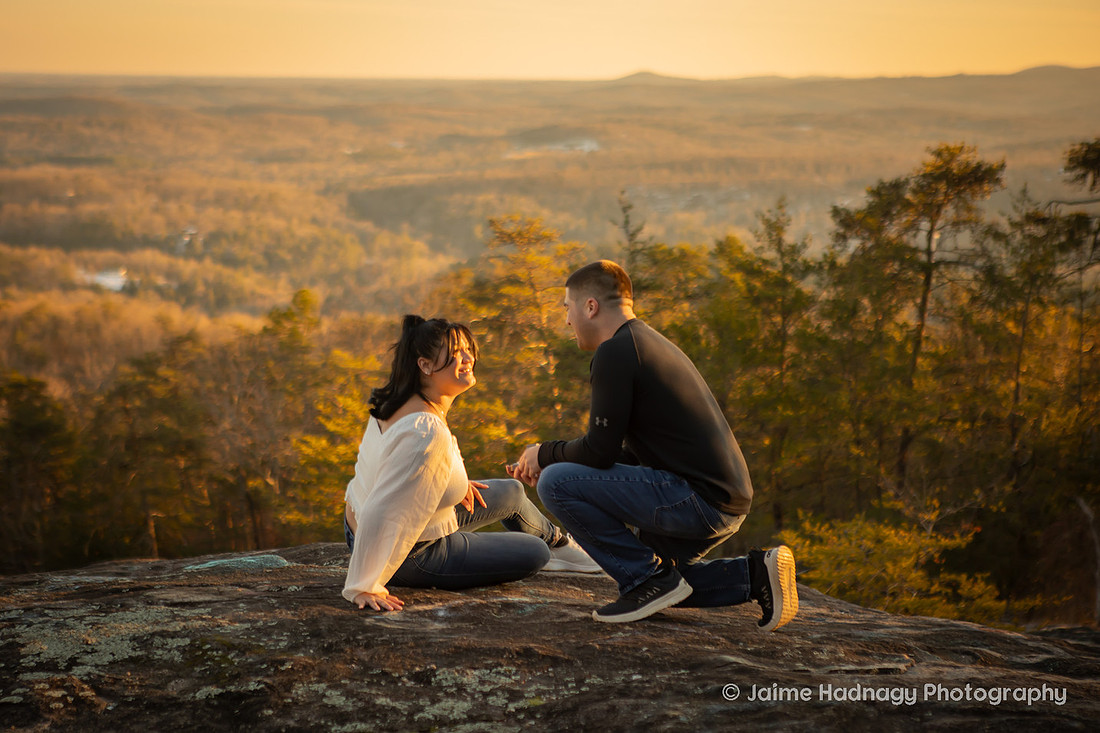 Beautiful Mountain Engagement Session | Asheville Proposal Photographer