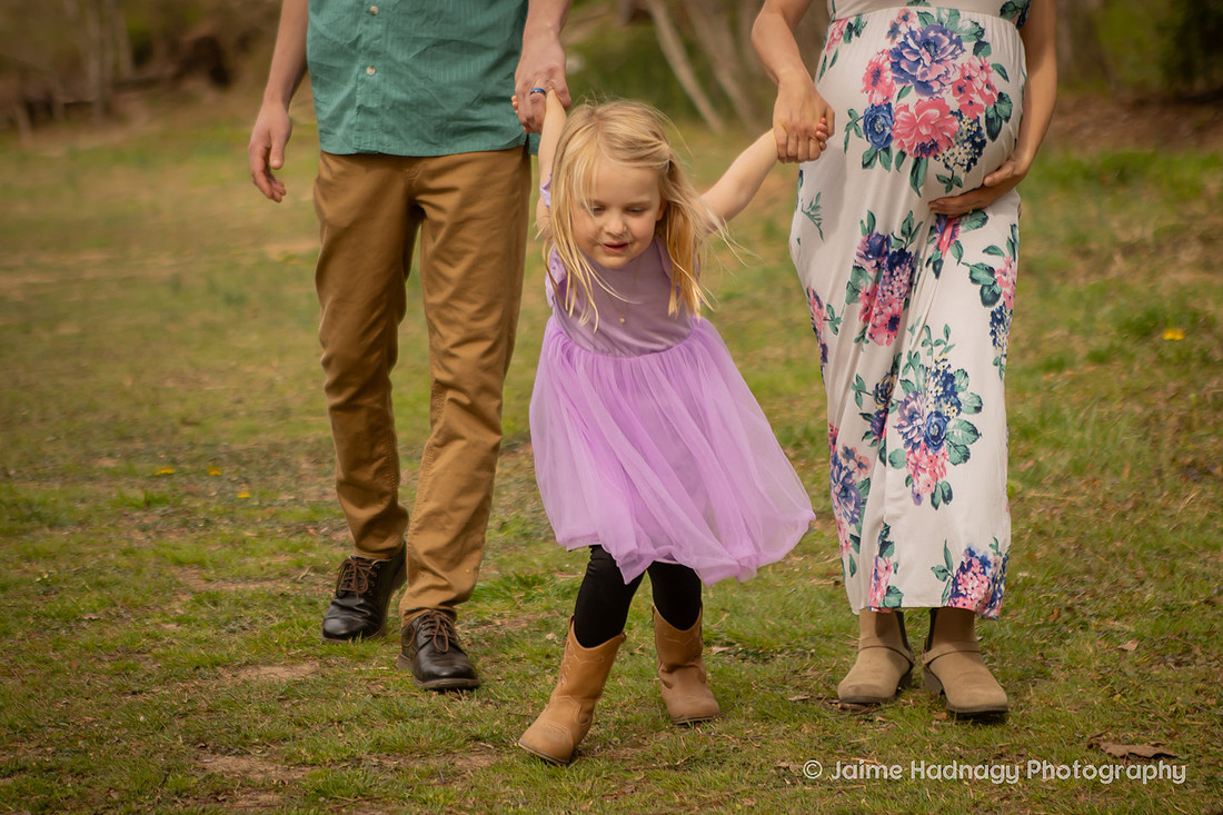  Maternity Family Photos at Botanical Gardens Asheville | Photographer