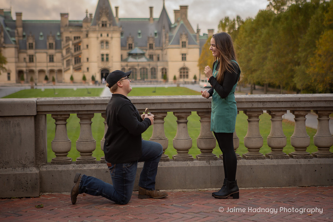 Surprise Proposal at Biltmore Estate