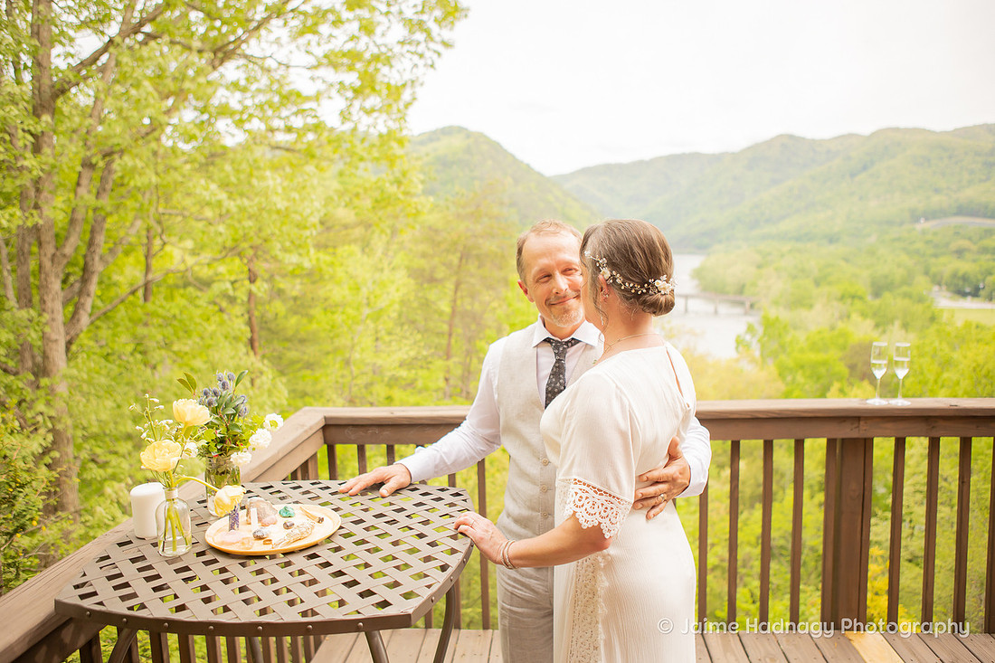 Romantic Elopement Photography in Hot Springs NC | Asheville Photographer