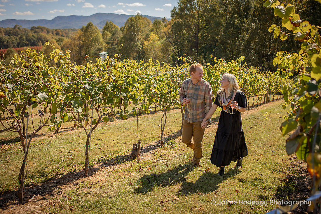 Vineyard Proposal | Asheville Engagement Photographer