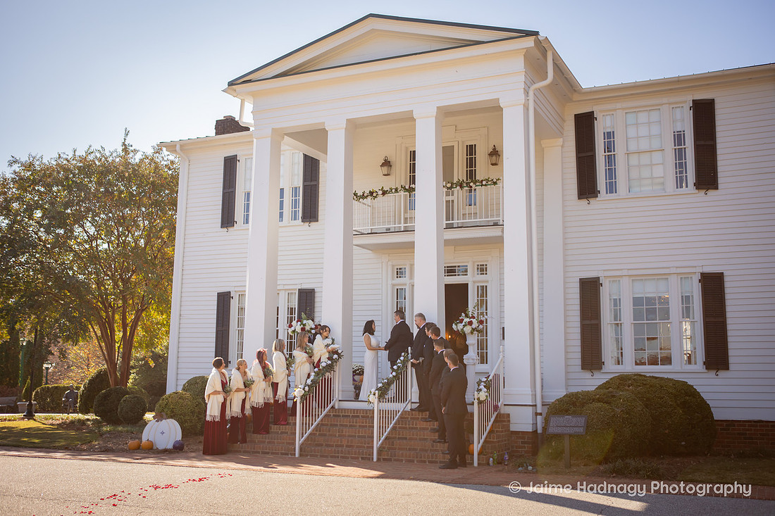 Cherrydale Alumni House Wedding at Furman University