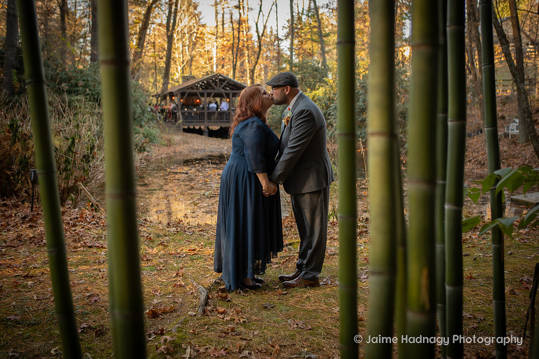 Outdoor Bride and Groom Portraits | Asheville Wedding Photographer