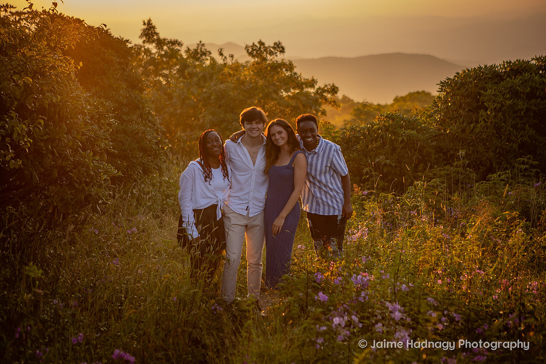 Golden Hour Outdoor Hiking Photo Session | Asheville Family Photographer