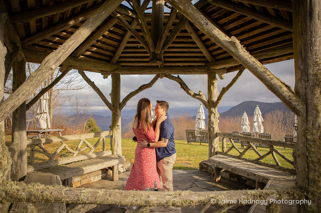 Surprise Proposal in the Mountains | WNC Engagement photographer