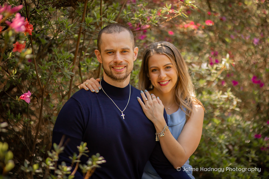 Asheville Engagement Photographer Session at Biltmore Estate Gardens