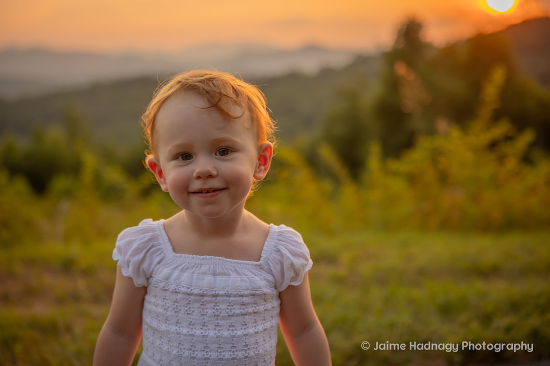 Sunset Family Photos Golden Hour 