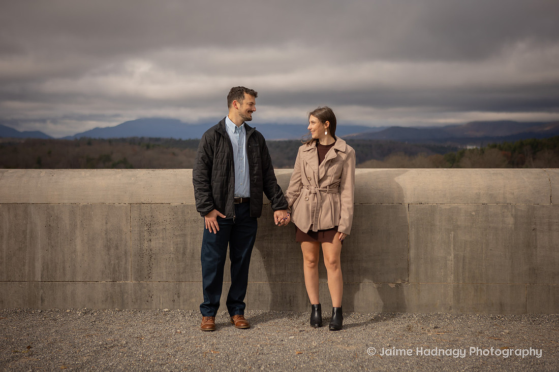 Engagement Photo Session at the Biltmore Estate with Family 