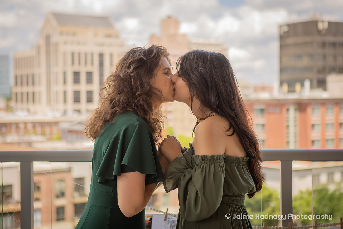 City Engagement Photos | Greenville SC Photographer