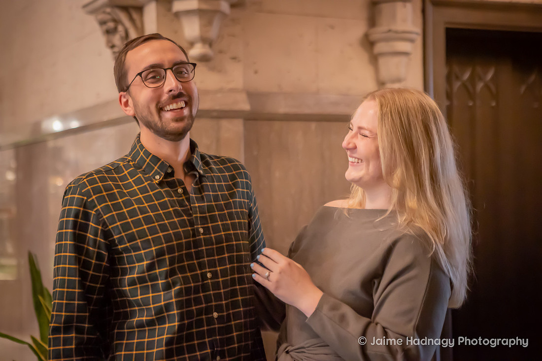 Engagement in The Grove Arcade | Asheville Surprise Proposal Photographer | What to do if it rains on proposal day