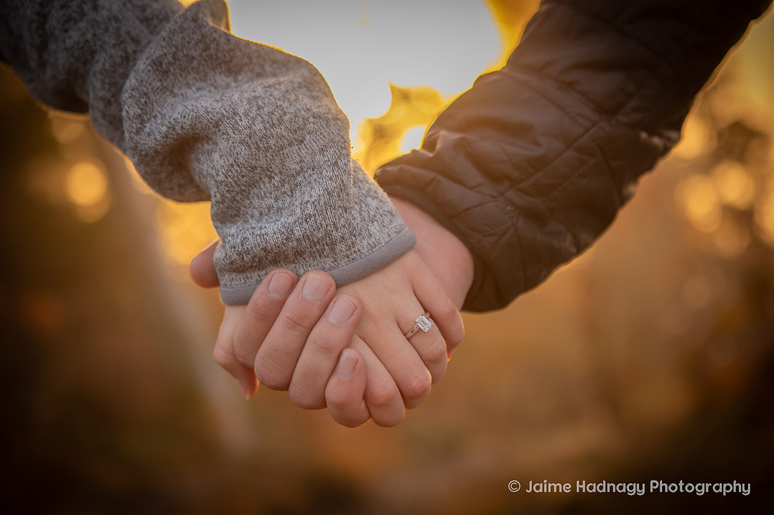 Engagement Photos in the Montains on a Hike
