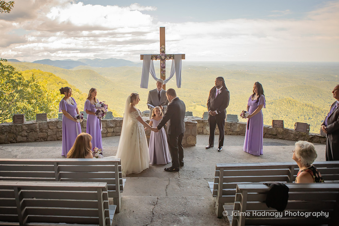 Small Mountain Wedding at Pretty Place Fred Symmes Chapel | North Carolina Elopement Photographer