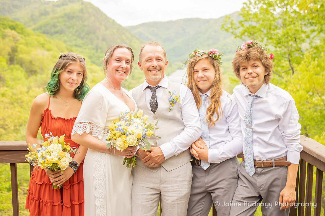 Asheville Elopement Photographer | Hot Springs NC Micro Wedding
