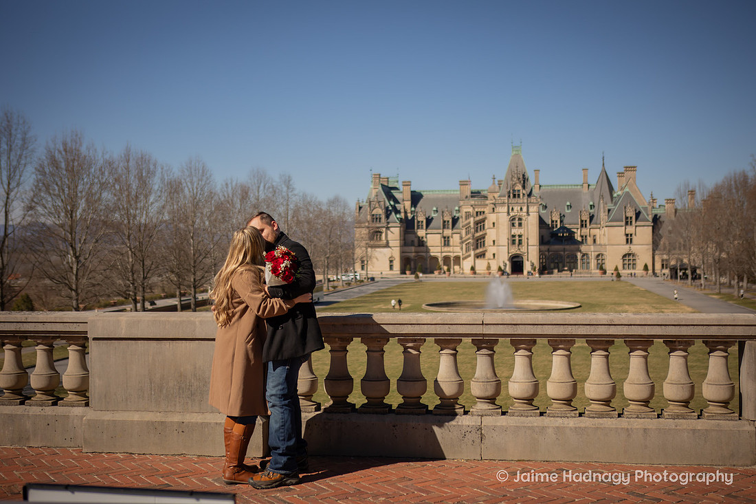 Engagement at Biltmore Estate | Asheville Proposal Photographer