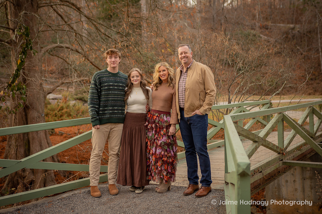 Outdoor Fall Family Photos in Asheville