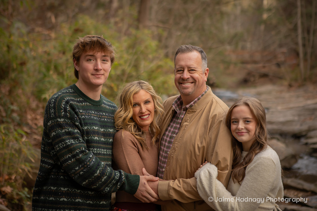 Outdoor Fall Family Photos in Asheville