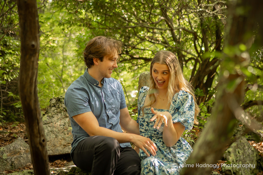 Asheville Engagement Photos in the Mountains | Blue Ridge Parkway | Photographer