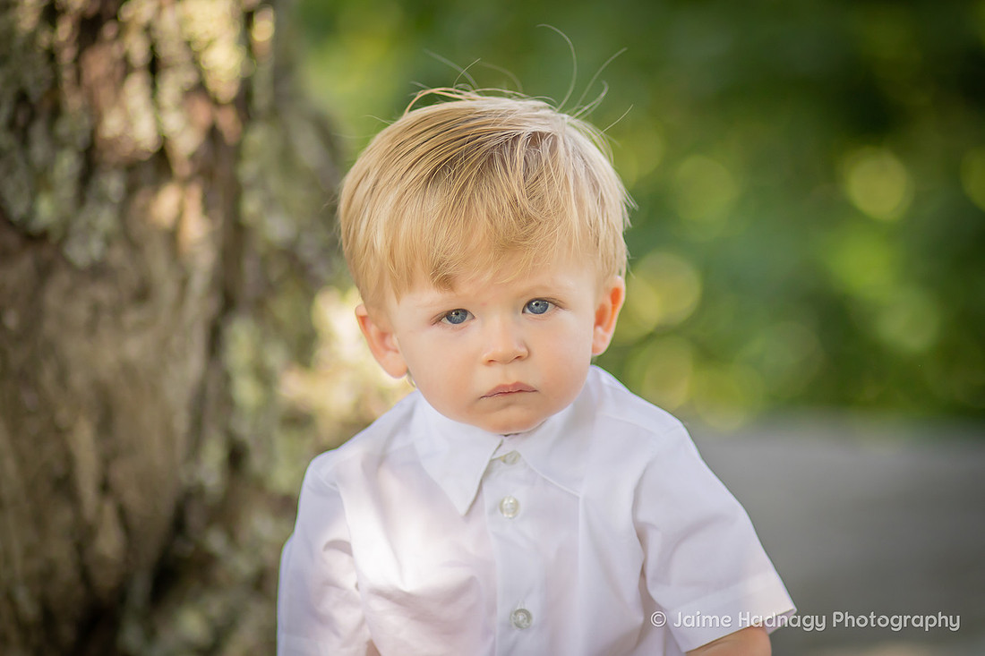 Portrait Photo Session for Adorable Toddler in the Mountains | Asheville Family Photographer