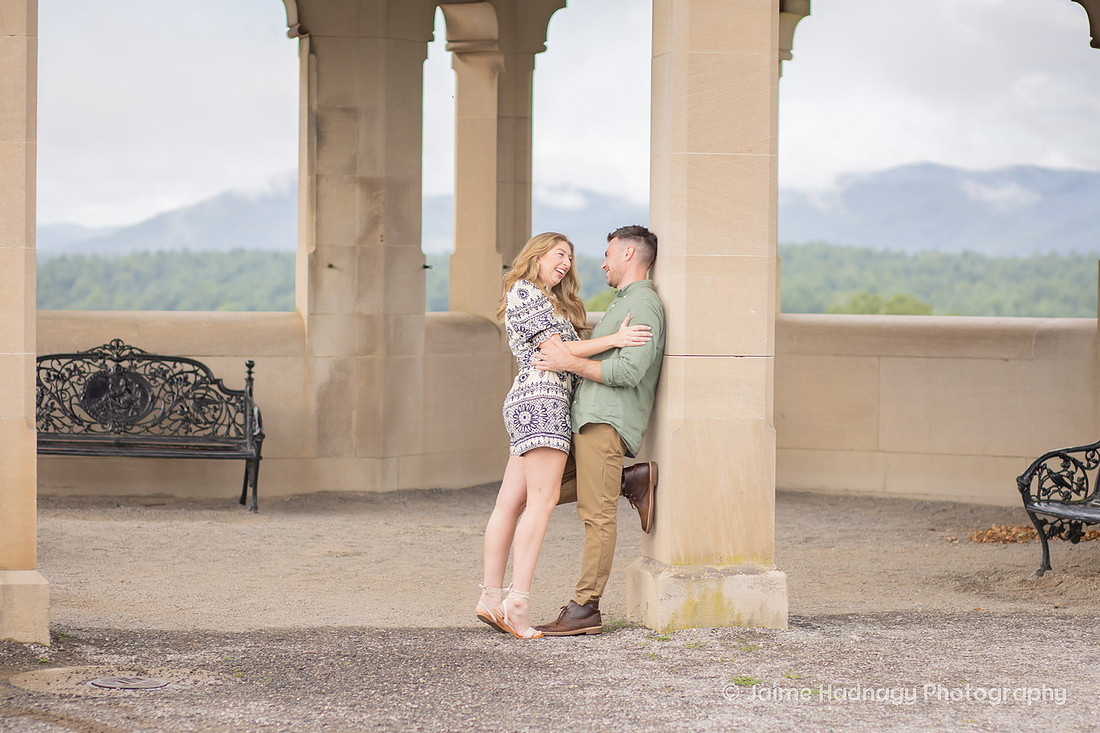 Asheville Engagement Session at BIltmore Estate