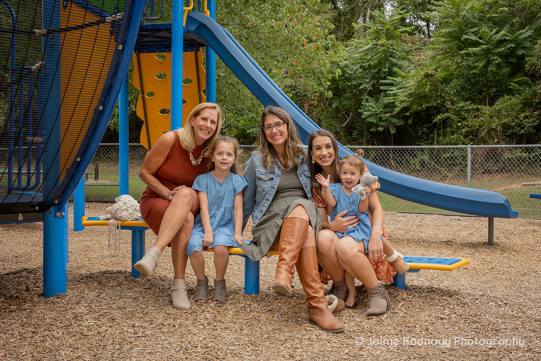 Extended Family Photos in the Park | Asheville Professional Photographer