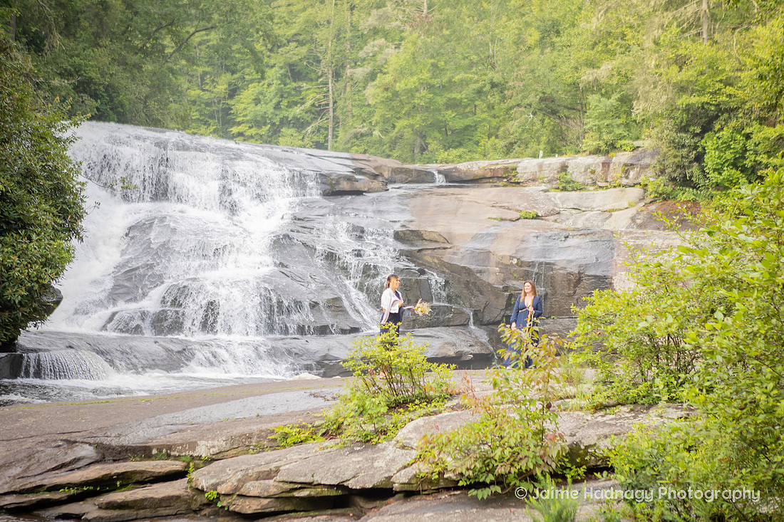 Waterfall Elopement | Asheville Nature Wedding Photographer