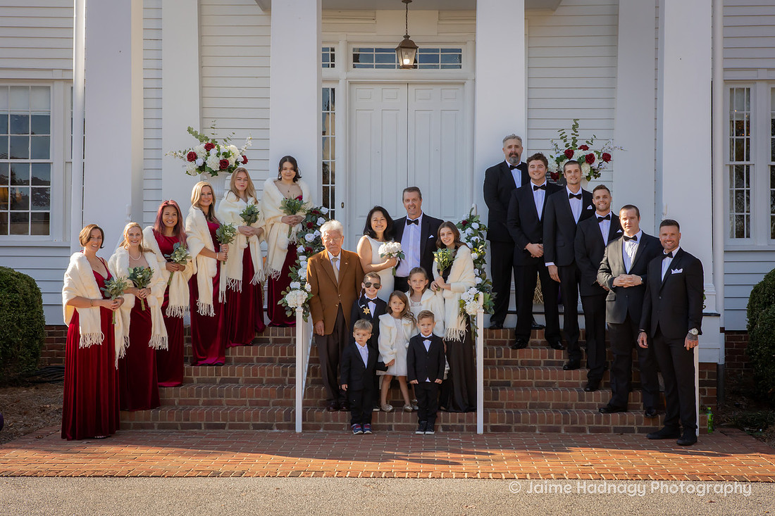 Beautiful Outdoor Wedding Photography at Furman University in Greenville SC