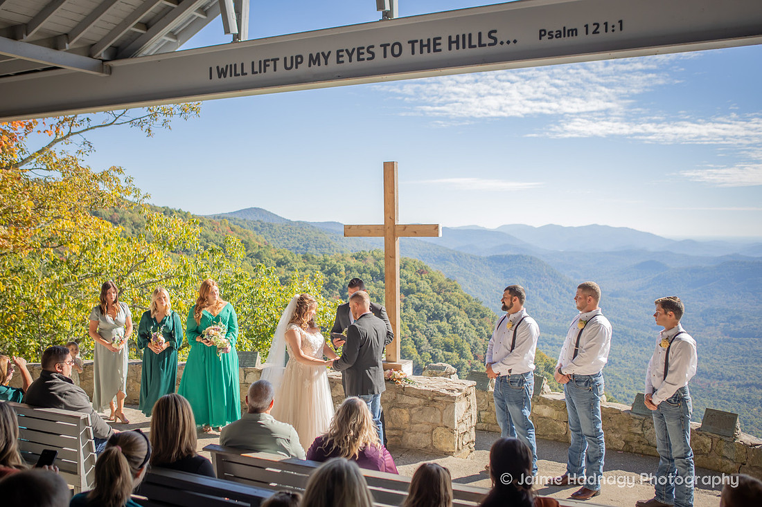 Mountain Wedding at Pretty Place Fred W. Simms Chapel | Asheville Photographer