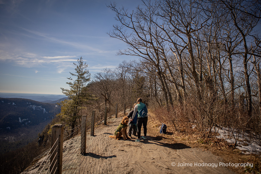 Winter Hiking Proposal | Cashiers Engagement Photographer