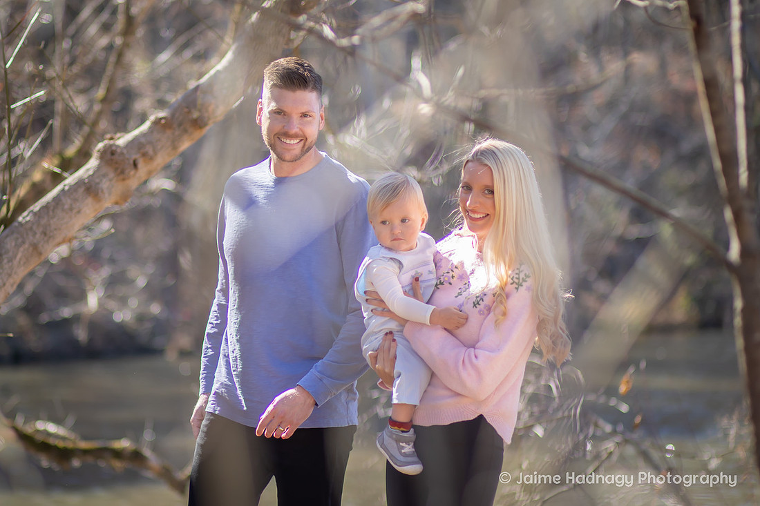 Family Photography in Asheville with One Year Old at Beaver Lake and the Bird Sanctuary