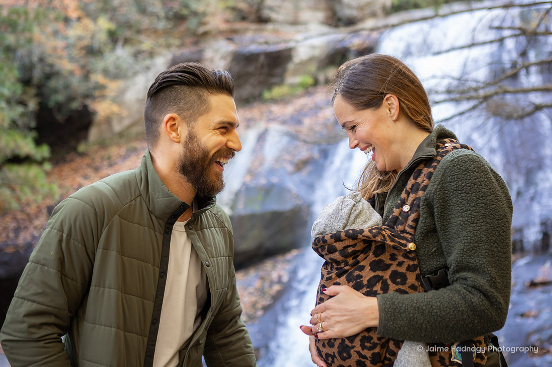 Engagement Photography | Surprise Proposal Photographer Western North Carolina Mountains and Waterfalls