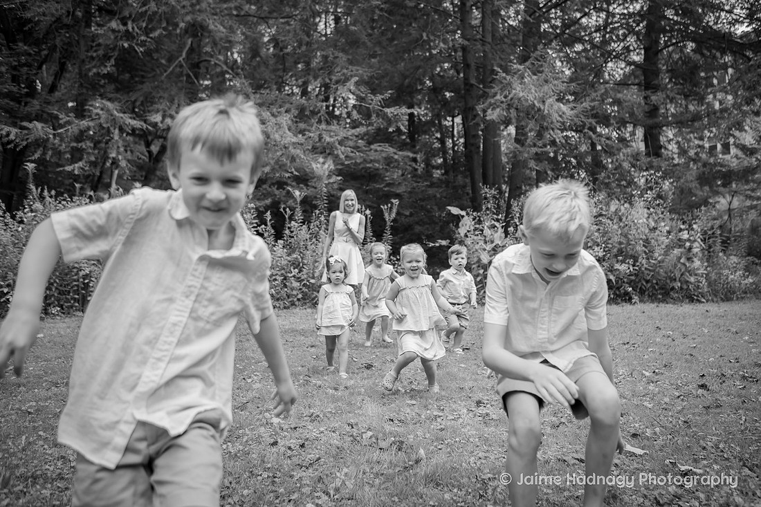 Family Photos with Grandchildren and Grandmother