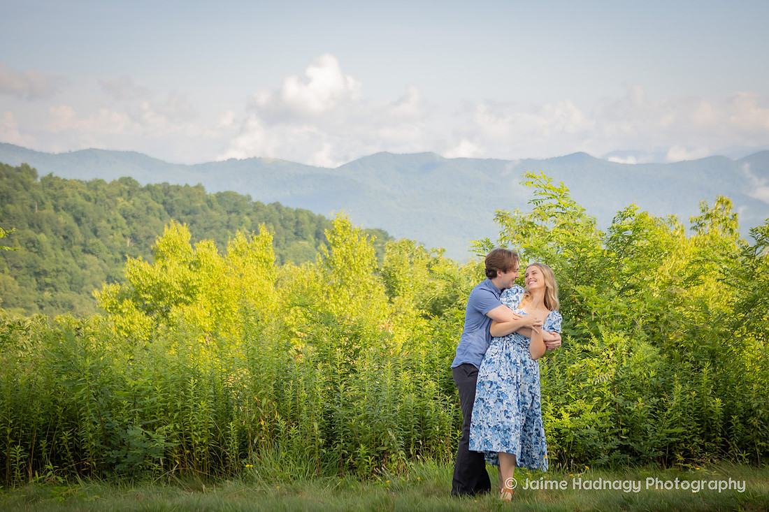Asheville Engagement Photography Session in the Mountains 