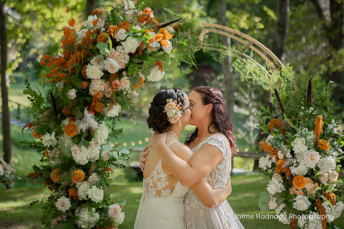 LGBT Wedding Ceremony in Asheville Douglas Ellington House | Photographer