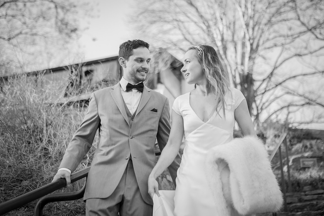 Wedding at Falls Park | Asheville Elopement Photographer