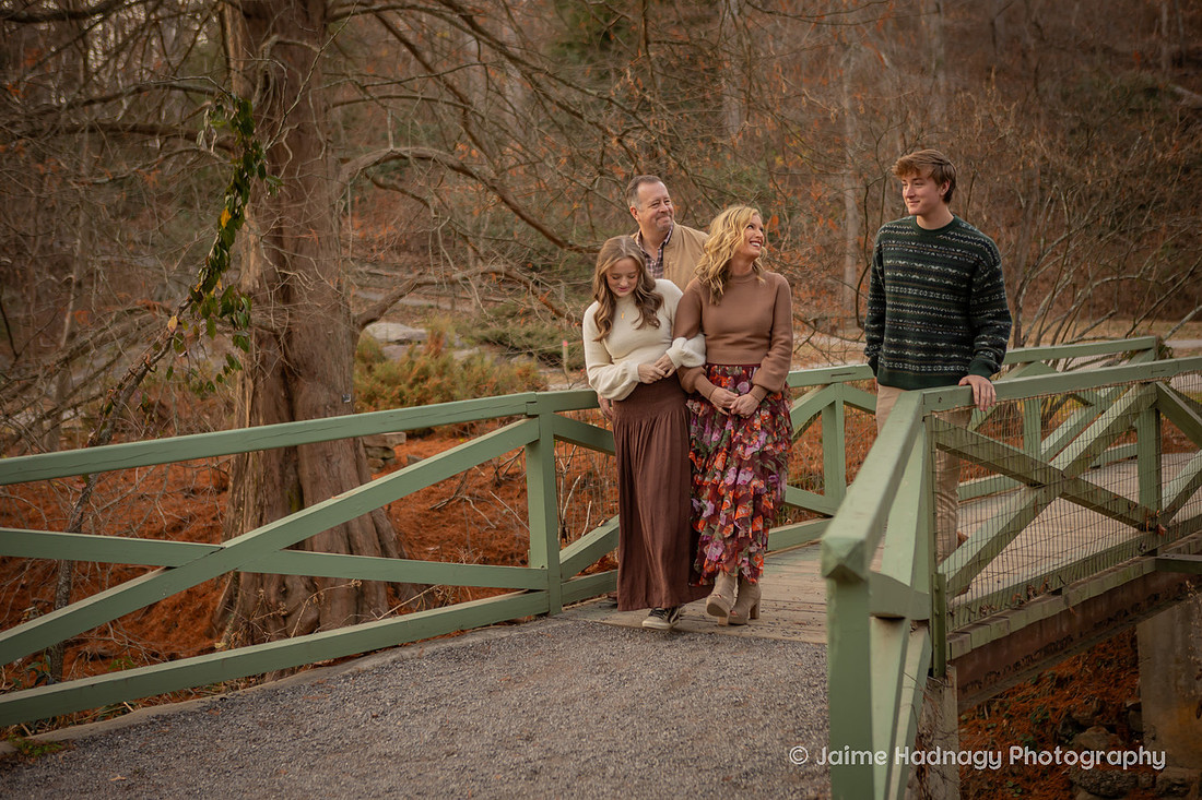Outdoor Fall Family Photos in Asheville