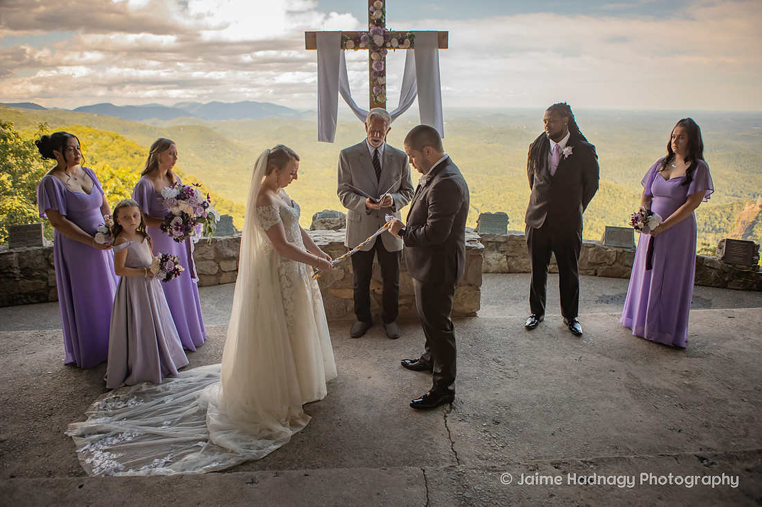 Small Mountain Wedding at Pretty Place Fred Symmes Chapel | North Carolina Elopement Photographer