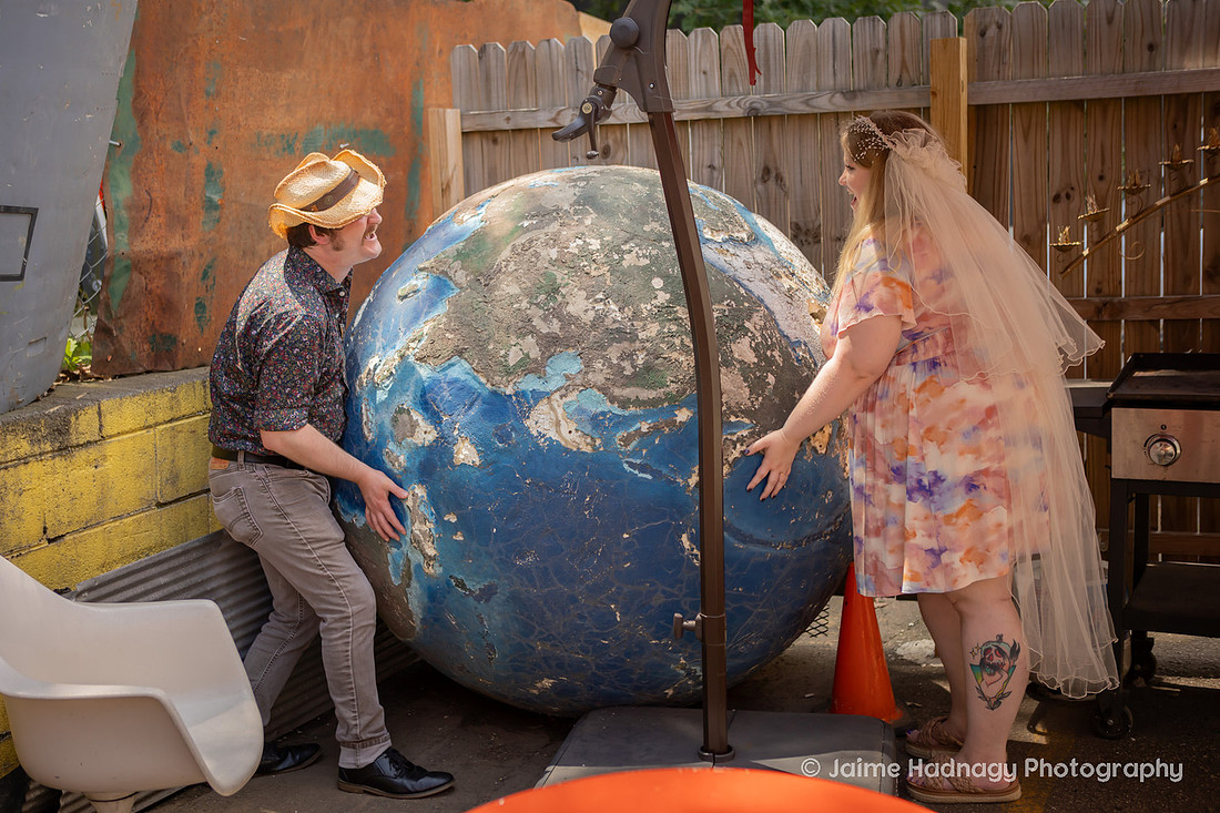 Getting Married at Fleetwoods Rock n Roll Chapel | Asheville Elopement Photographer