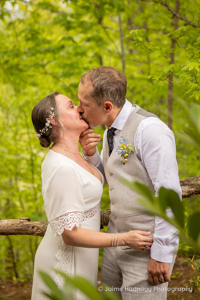 Micro Wedding at a Cabin in Hot Springs NC | Asheville Elopement Photographer