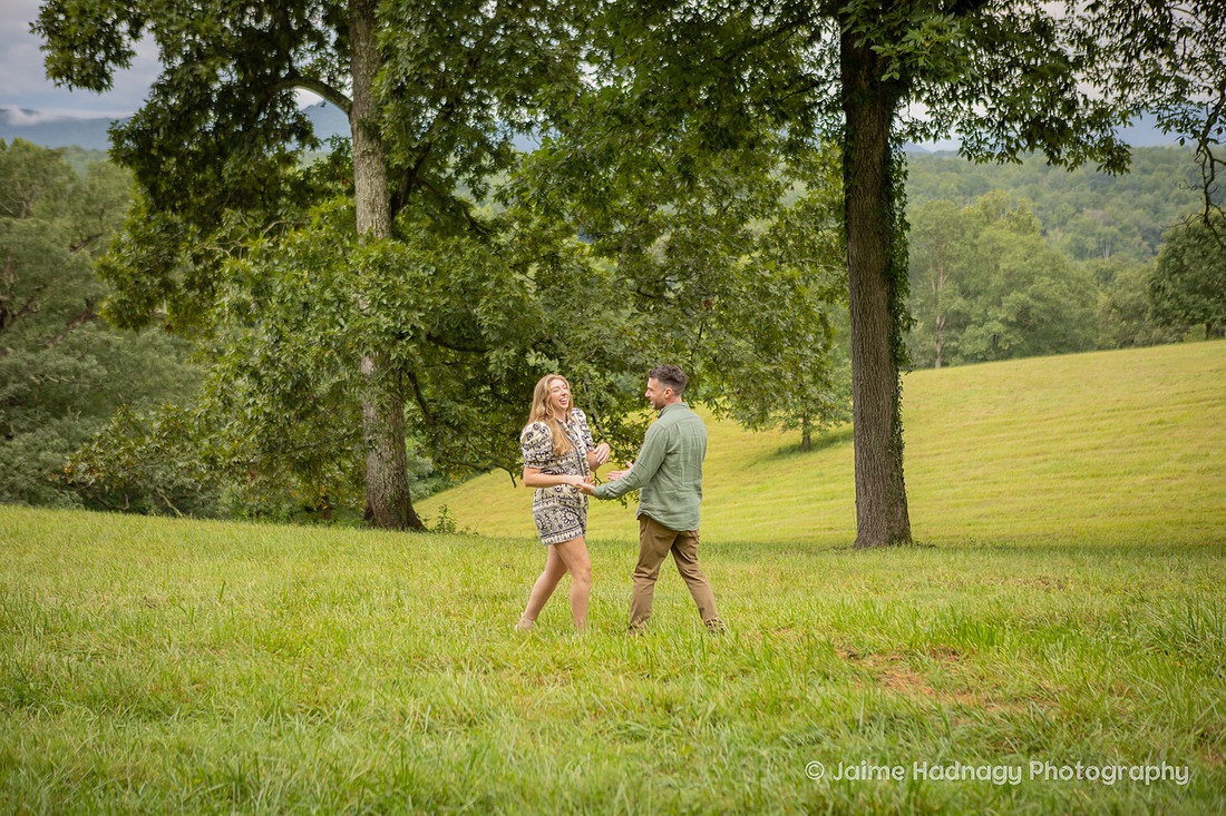Asheville Engagement Session at BIltmore Estate