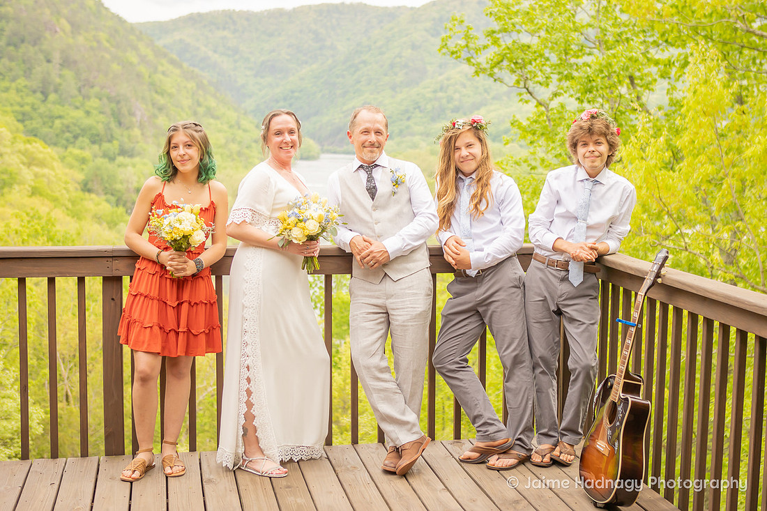 Asheville Elopement Photographer | Hot Springs NC Micro Wedding
