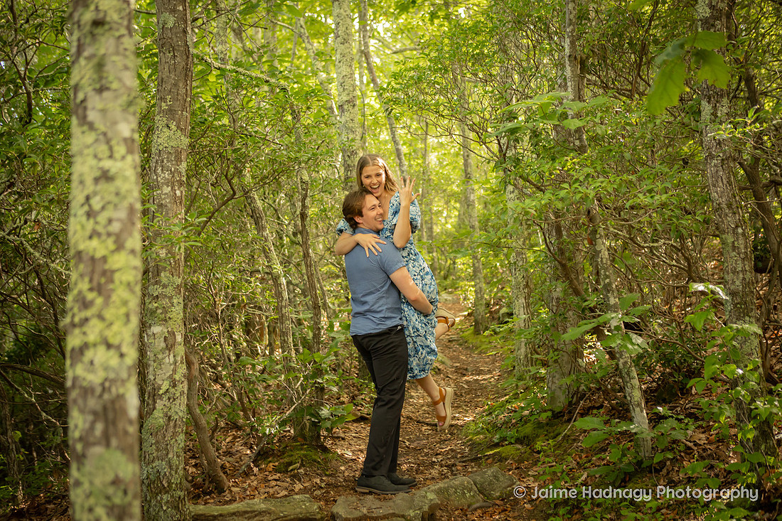 Forest Engagement Photos | Asheville Photographer