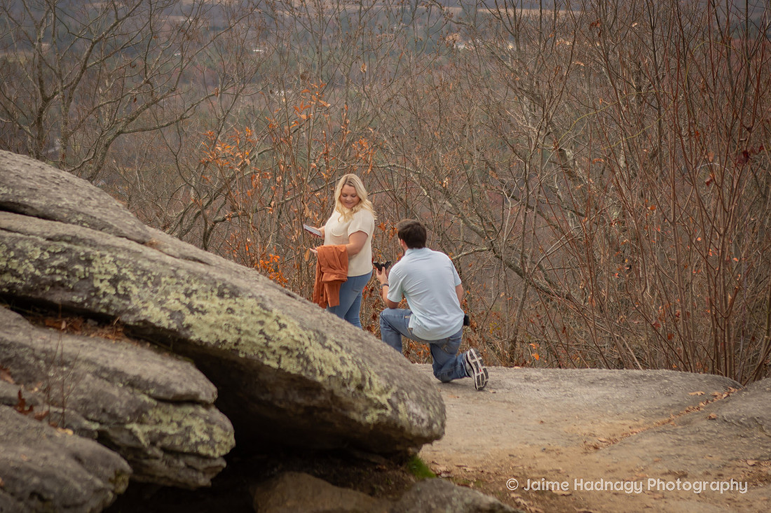 Mountain Surprise Proposal | WNC Engagement Photographer