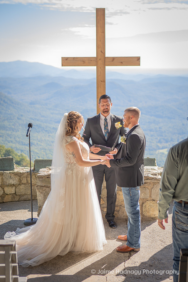 First Look Wedding Photos with Dad | Asheville Wedding Photographer