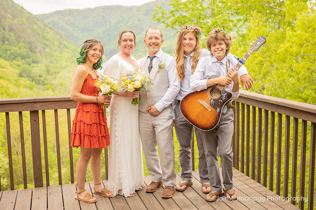 Asheville Elopement Photographer | Hot Springs NC Micro Wedding