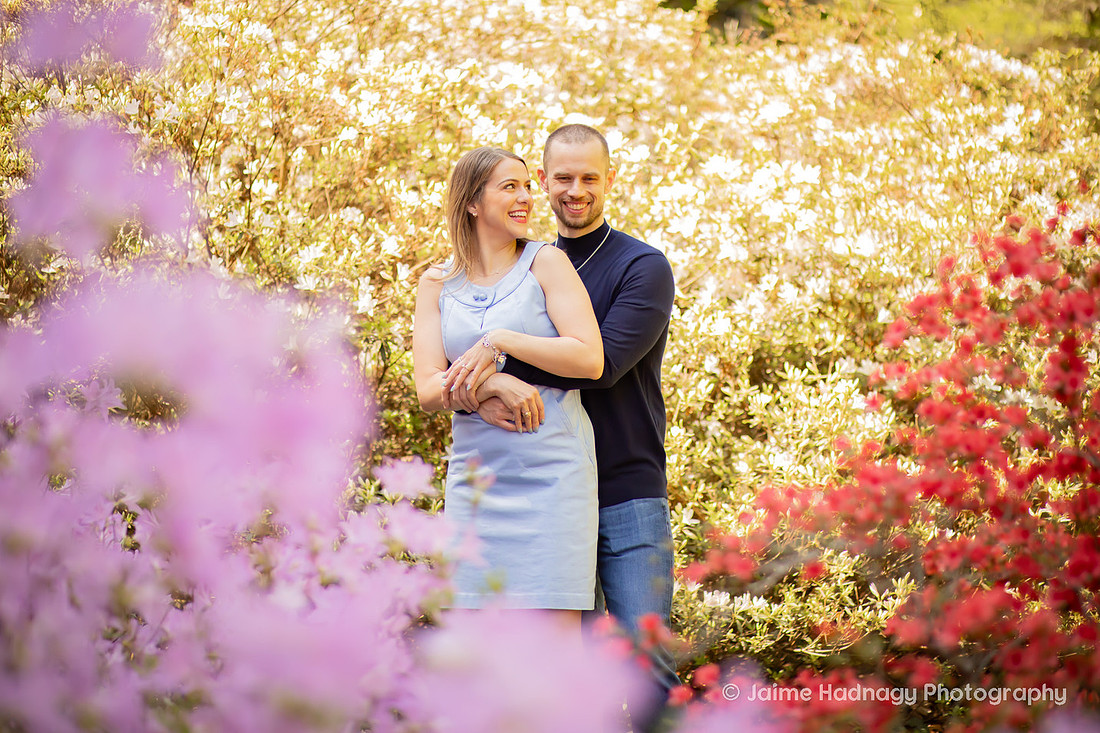 Asheville Engagement Photographer Session at Biltmore Estate Gardens