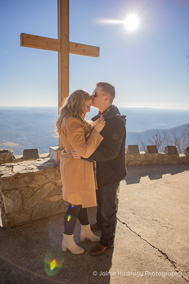 Engagement Photos at Pretty Place | Asheville Photographer